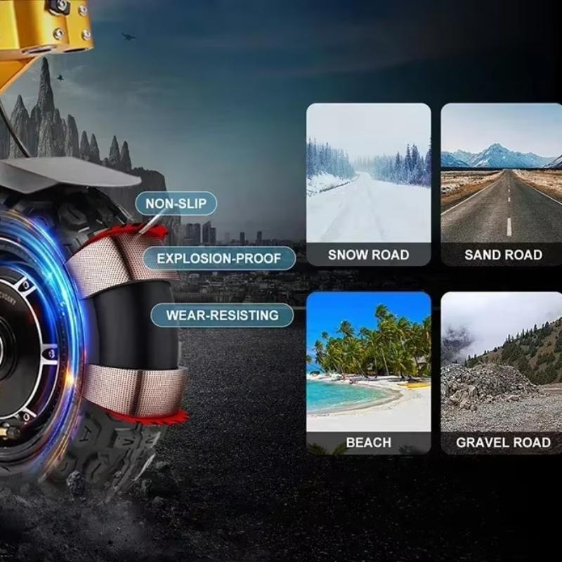 Сертифицированный ЕС электросамокат YUME X11+ 6000 Вт, два мотора, аккумулятор 60 В 27 Ач, 11-дюймовые шины, максимальная скорость 95 км/ч, запас хода 100 км.