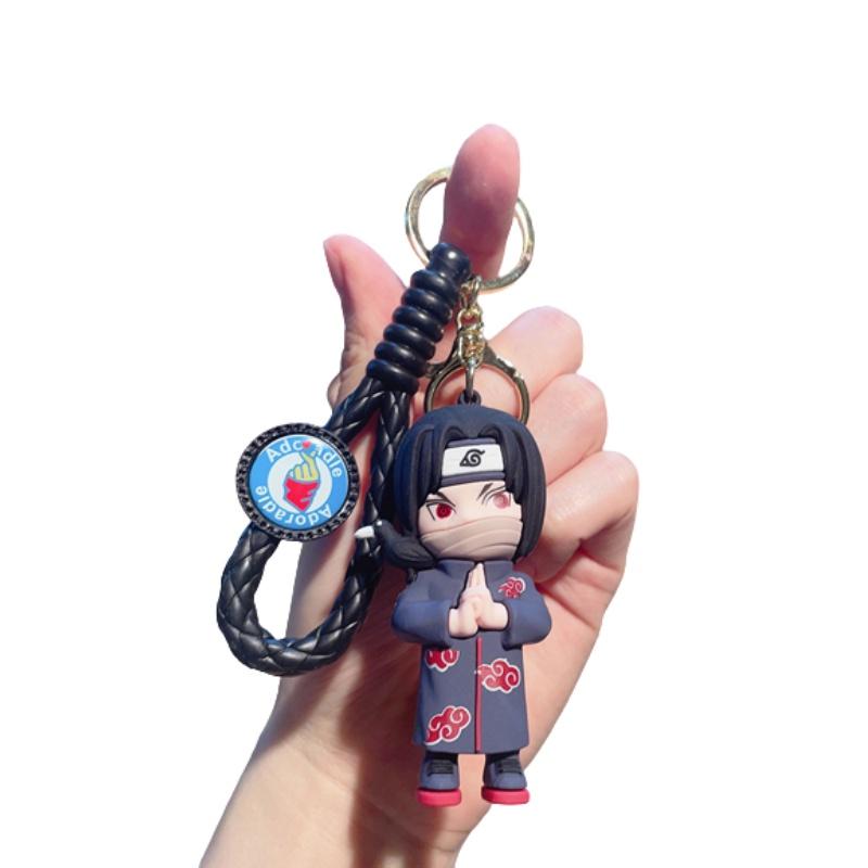 Индивидуальная упаковка Милый Наруто ПВХ Брелок Кукла Подвеска Брелок для ключей автомобиля Оптовая торговля