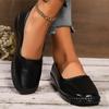 2024 Новая мода однотонные популярные женские туфли на плоской подошве с неглубоким носком удобная верхняя одежда женская обувь с круглым носком