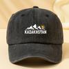 Унисекс, Модная и Универсальная Бейсболка с Принтом Букв KAZAKHSTAN, Кепка для Водителя Грузовика, Повседневная Бейсболка с Козырьком