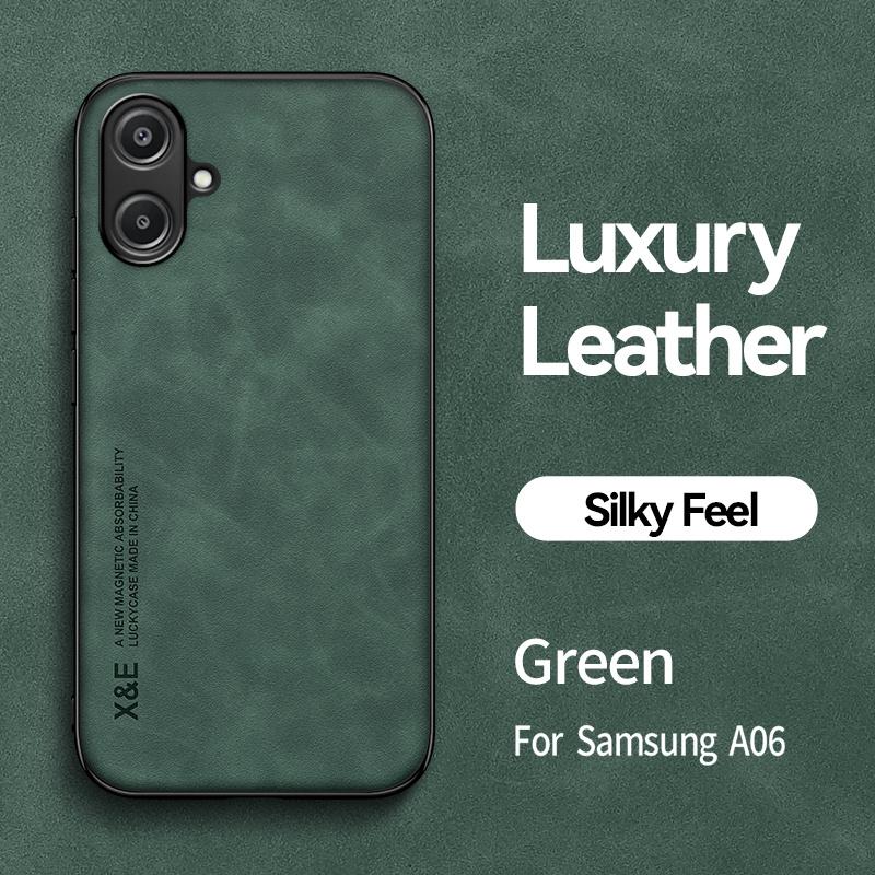 Funda для Samsung Galaxy A06 чехол кожаный магнитный силиконовый противоударный чехол для телефона Sumsung A06 A 06 GalaxyA06 6.7" задняя крышка