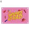 Украшение для выпускного, хорошее универсальное очаровательное поздравление, баннер для выпускников, баннер для поздравлений, баннер для выпускной вечеринки, реквизит для фотосъемки, фоновый баннер
