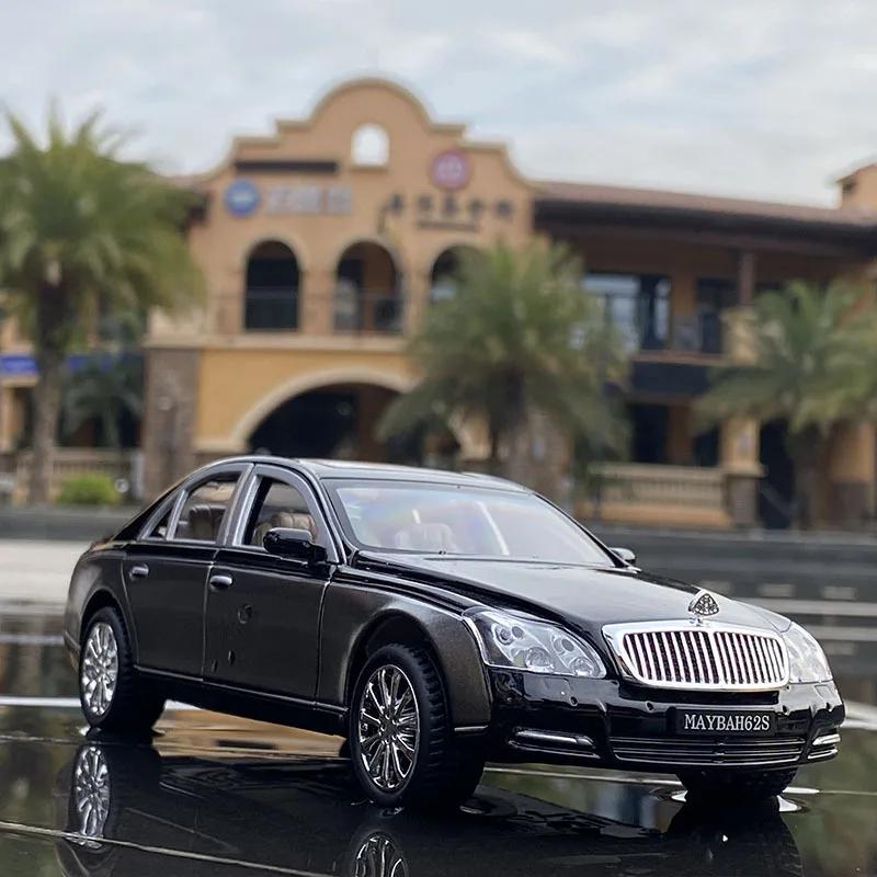 1:24 Maybach 62s S650 Сплавная Модель Автомобиля Литые и Игрушечные Транспортные Средства Игрушечная Машина Металлическая Коллекция Игрушка Детские Игрушки для Детей Детские Подарки