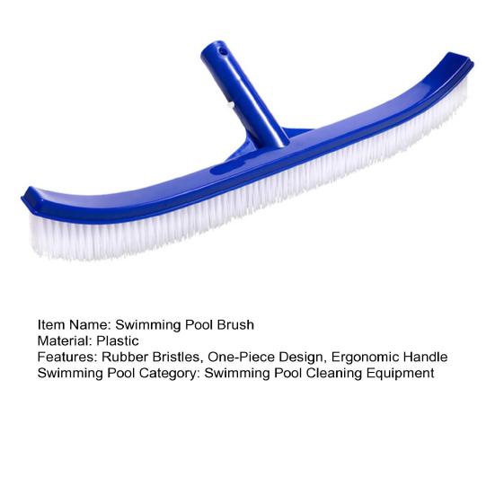 Резиновая головка щетки для бассейна 45 см длиной Чистящая щетка Пол Стены бассейна