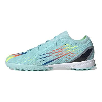 X Speedportal.3 TF Al Rihla Pack — прозрачные кроссовки унисекс Aqua Blue Power-Blue Solar-Yellow GW8485