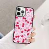 Чехол для телефона с рисунком красной вишни и фруктов Для iPhone 17 Air 15 16 14 13 12 Pro Max 11 Pro Max Plus Coque Shell