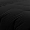Пододеяльник из хлопка плотностью 57 нитей, 240x220 см Plain black, Soleil d'Ocre
