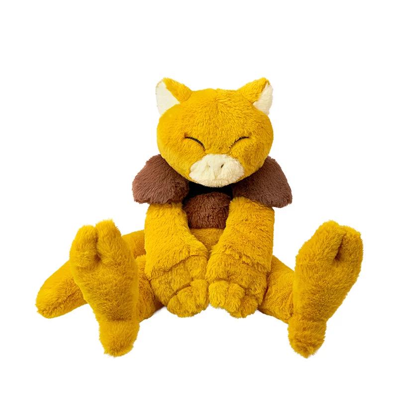New Genuine Pkm Plush Toy Stuffed Animal Warm Companion Series Charmander Squirtle Raichu Growlithe Soft Pillow Anime Gift