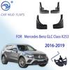Car Mudflaps For Mercedes Benz GLC Class X253 2016- WO/RB Mud Flaps Splash Guards Mudguards Mud Flap Front Rear Fender
