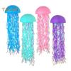 6 Pack Jellyfish Lanterns Gradient Blue Ocean Themed Paper Lantern Decorations Beach Pool Classroom Hanging Decor for Mermaid Birthday Party