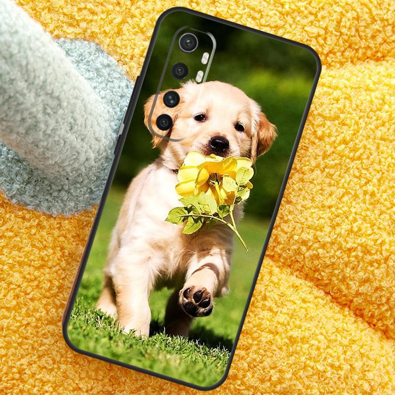 Golden Retriever Dog Case For POCO X3 X4 X5 F5 Pro M5s C40 F4 GT F3 Cover For Xiaomi 12T 11T Pro 12 13 Lite 12X