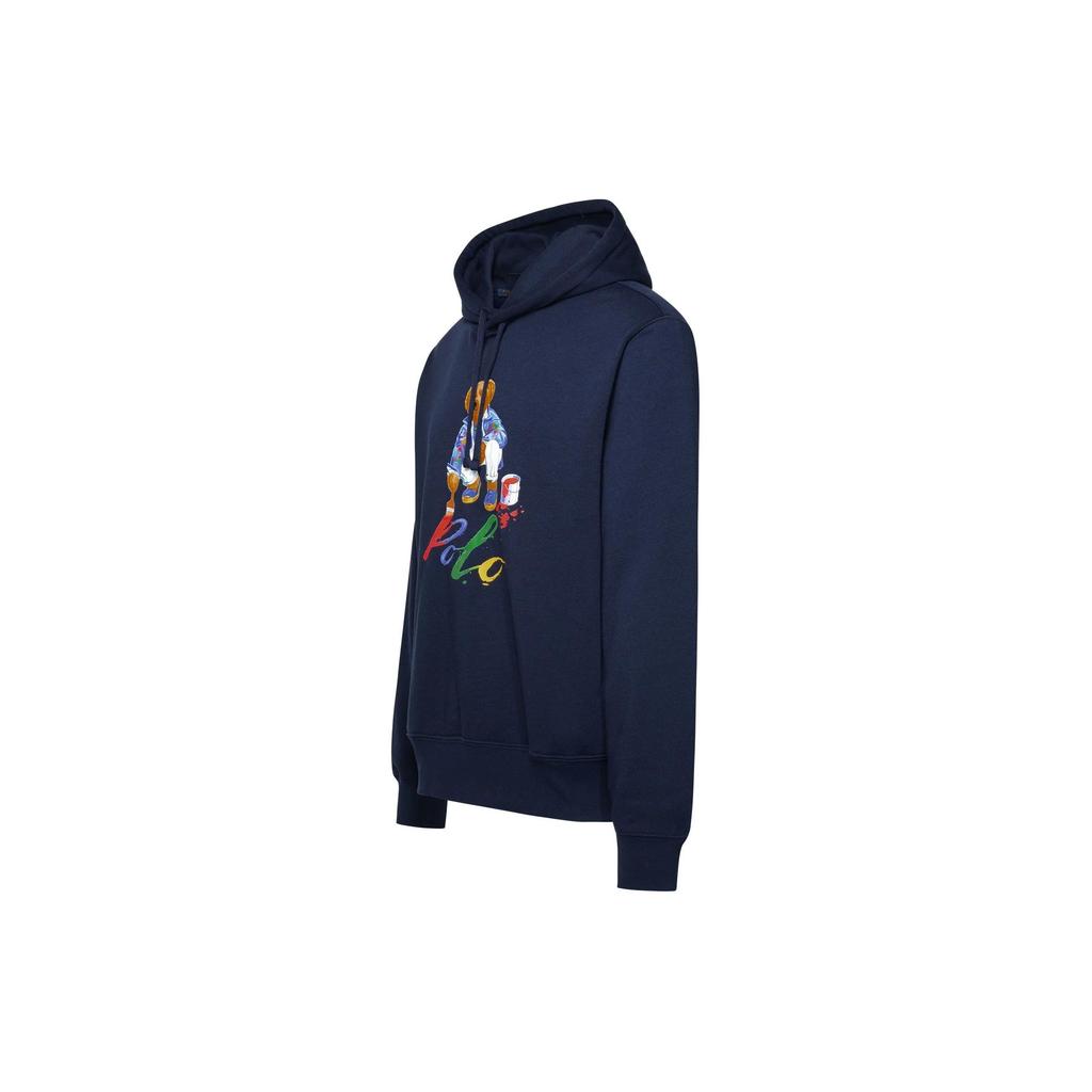 Мужские толстовки с капюшоном Polo Ralph Lauren Letter Bear Embroidered, темно-синие 710853309-030