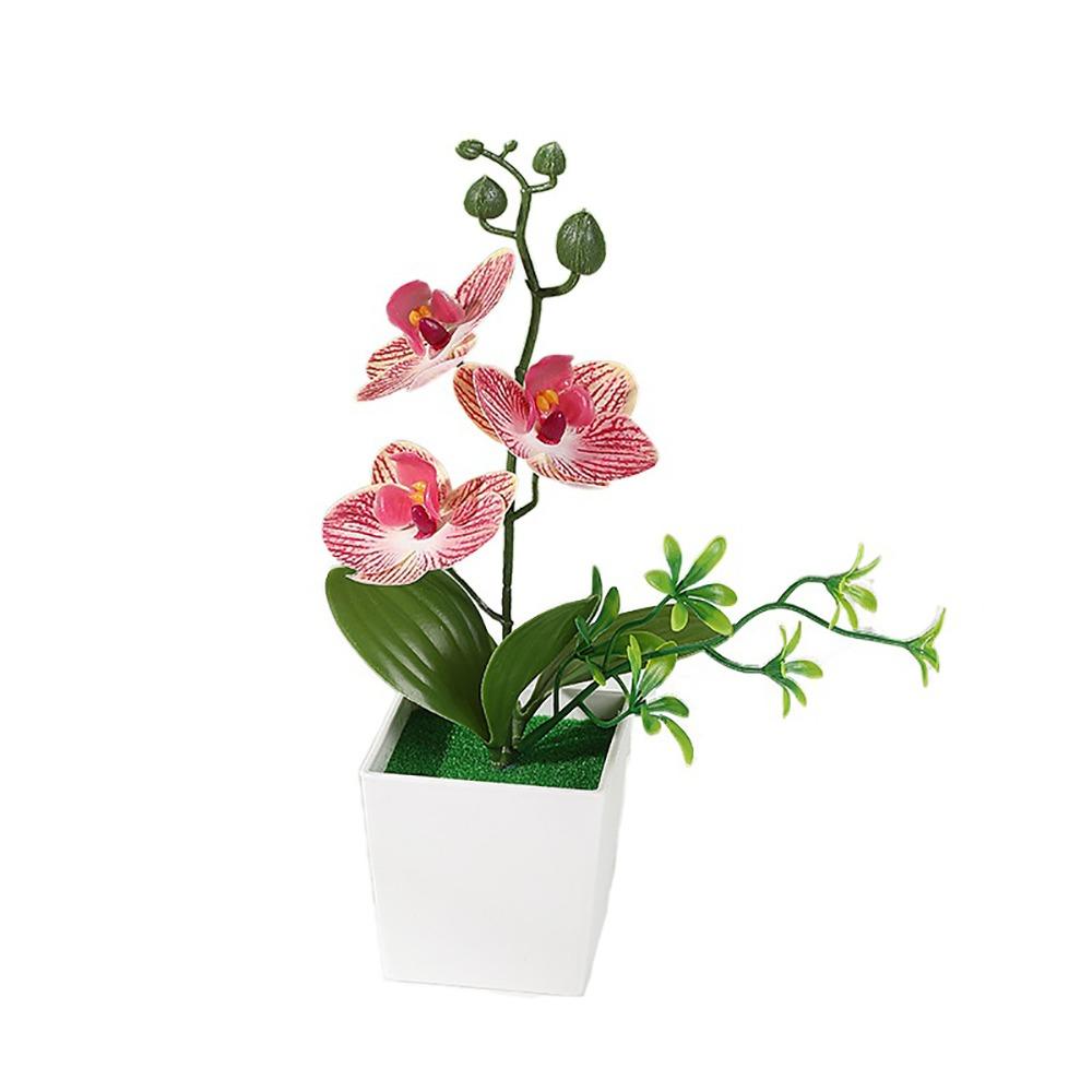 Многоцветная орхидея-бабочка искусственный цветок искусственное растение в горшке украшение для дома офиса