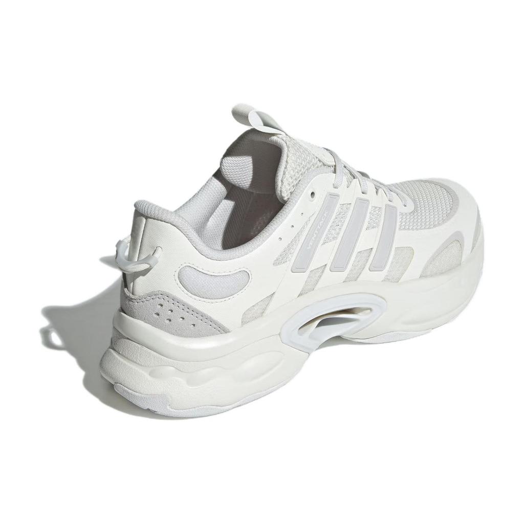 Adidas Climacool Venttack Comfortable Versatile PU Shock Absorbing Durable Low Top Running Shoes Unisex Running Shoes White Silver ID4014