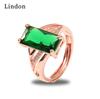 Классическое кольцо Lindon из медного сплава с цирконием, женские ювелирные изделия, свадебный подарок для вечеринки
