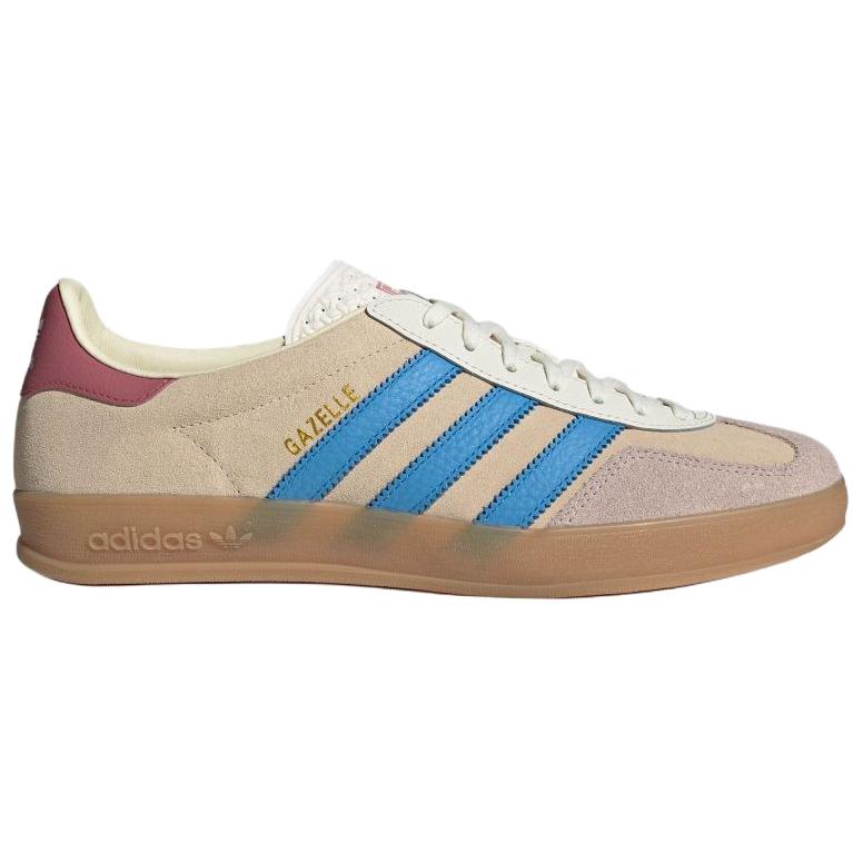 adidas Оригинальные Gazelle Indoor Удобные Мягкие Тонкая Подошва Прочные Низкие Кроссовки Унисекс Кроссовки Коричневые JQ0010