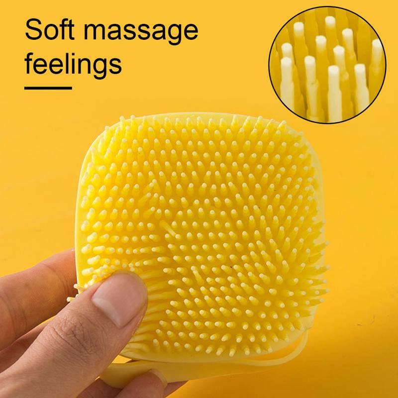 Pet Shower Brush Silicone Material Dog Bath Massage Hair Cleaning Brush Can Be Filled With Bath Gel Pet Cleaning Products