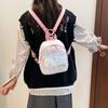 Школьный рюкзак для ученика средней школы, рюкзак в стиле колледжа, водонепроницаемый, универсальный, с милым японским принтом в виде банта, рюкзак для женщин