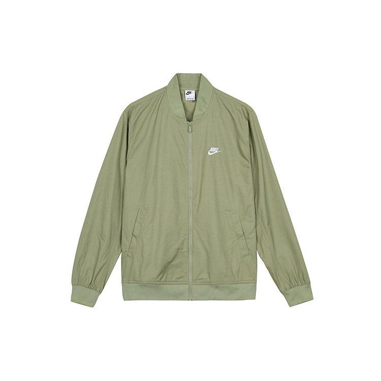 Nike Куртки Мужские Зеленые Лацканы Тонкие DM6822-386