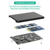 Корпус-адаптер для SSD M.2 NGFF Msata на 2,5-дюймовый SATA3.0, Защитный корпус для SSD M.2 2230 2242 2260 2280