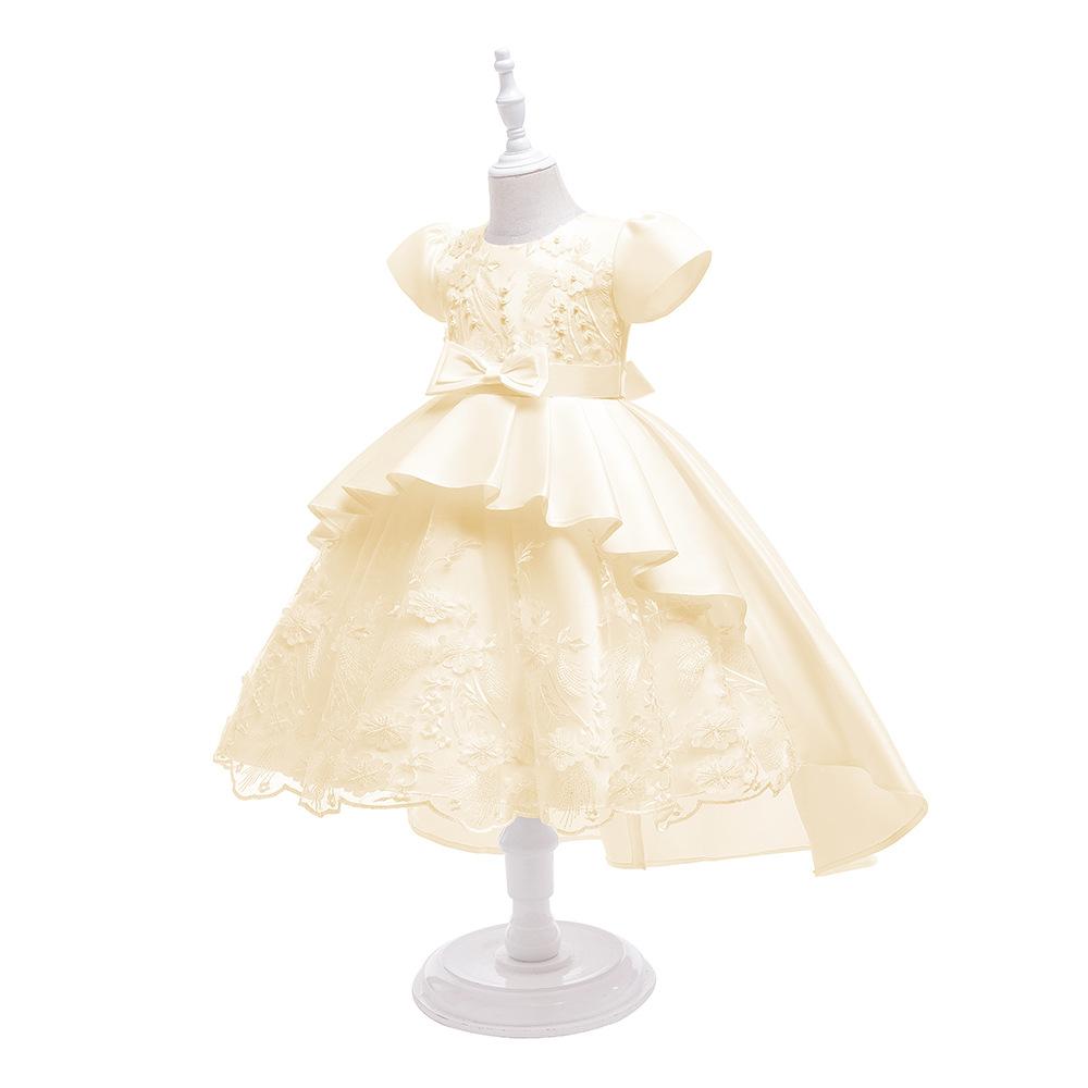 Wedding Kids Dress for Girls Evening Children Flower Princess Pageant Gown Teenager Party Dress