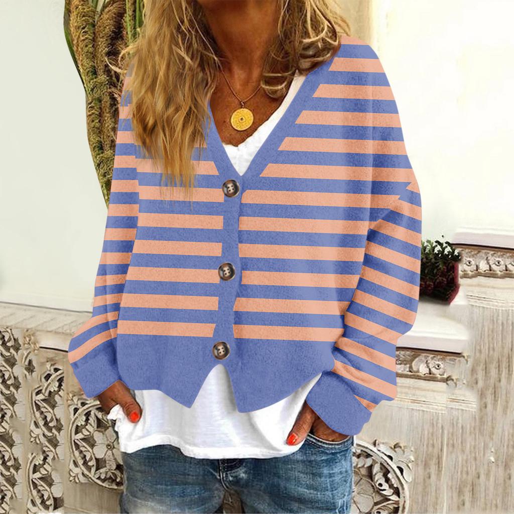 Women's Fashion Long Sleeve Christmas Snowman Snowflake Print Jacket Cardigan