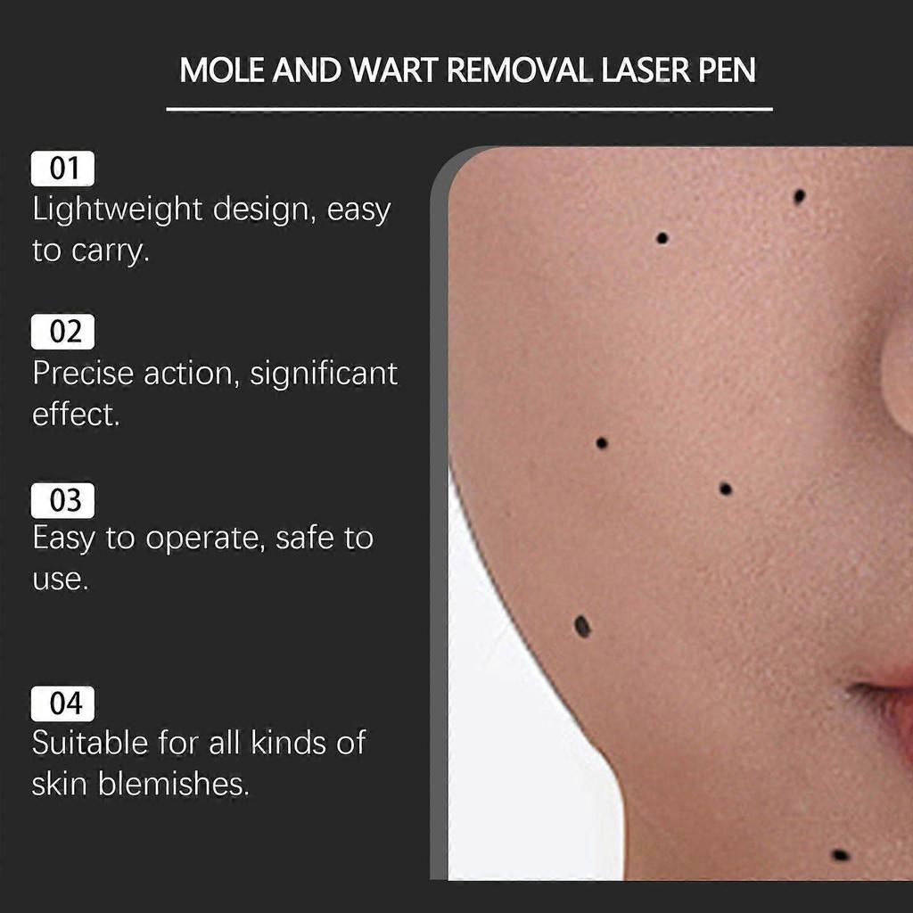 Portable Laser Skin Care Pen for Blemish Removal & Skin Cleansing