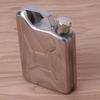 1pc 5oz Stainless Steel Jerry Can Hip Flask Liquor Whisky Pocket Bottle Men Gift