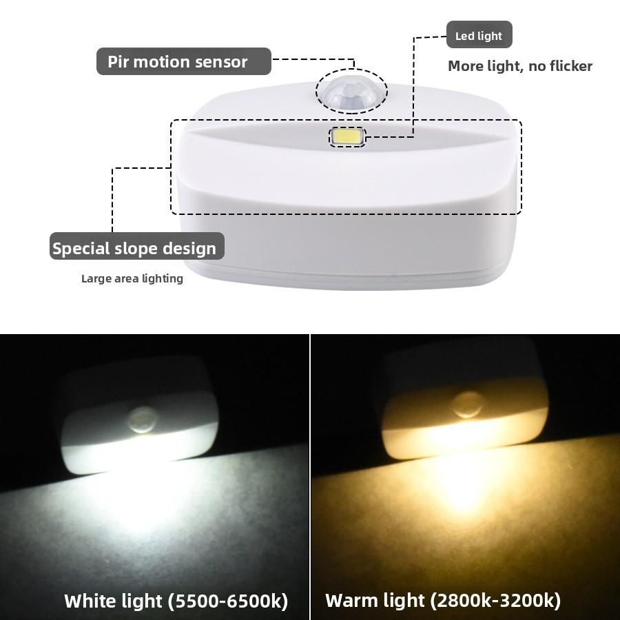 Human Body Sensor Night Light With Infrared Pir Motion Detection For Bedroom Closet Kitchen Hallway