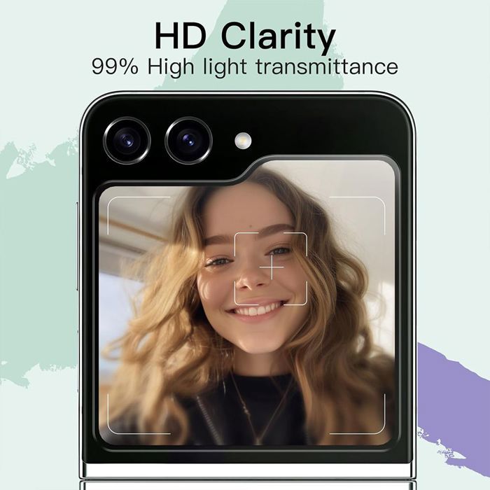 4 Verre Trempé pour Samsung Galaxy Z Flip 5/6 - BOOLING - Protection d'écran Anti-Rayures Transparent