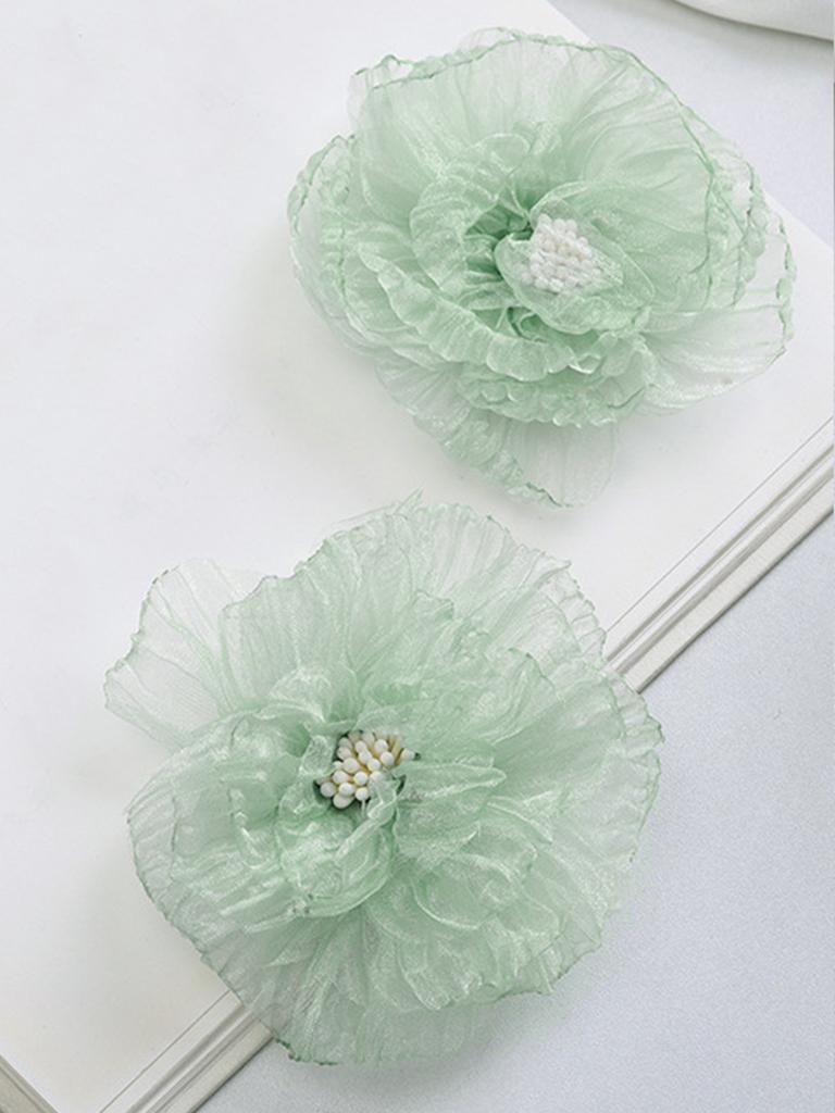 2/6 шт. Модные заколки для волос с искусственными цветами для женщин, девочек, для вечеринки, аксессуары для волос