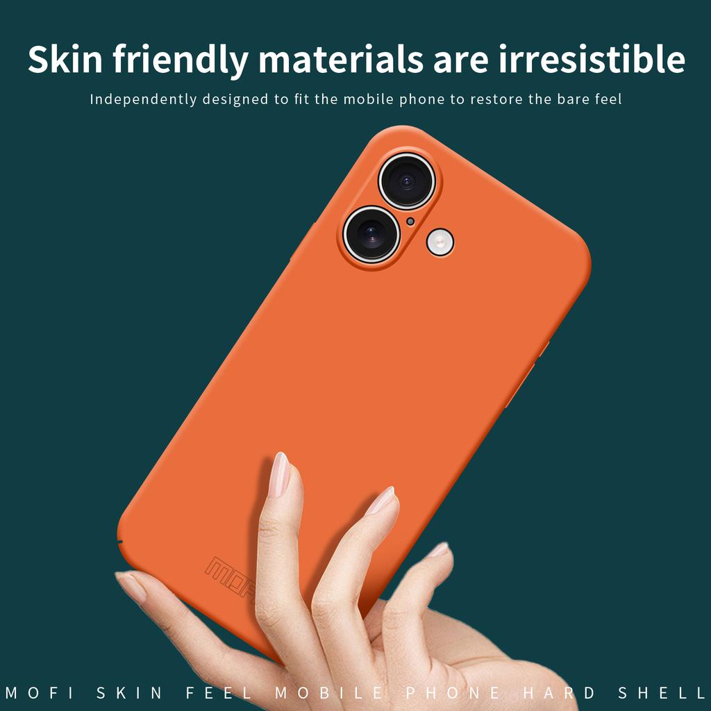 For iPhone 17 Phone Case MOFI JK Qin Series Skin-Touch Matte Anti-fingerprint Back Cover