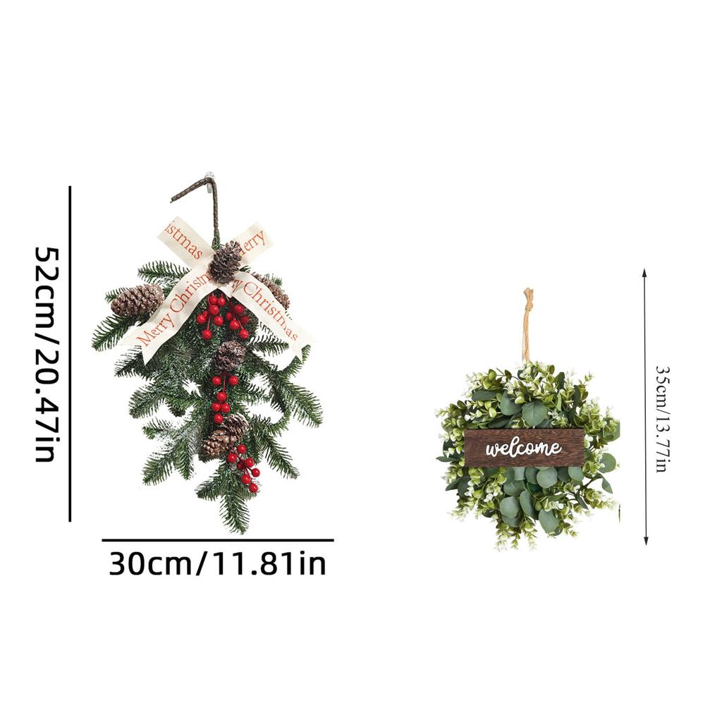 Christmas Decorations Christmas Needles Hanging Wall Door Hanging
