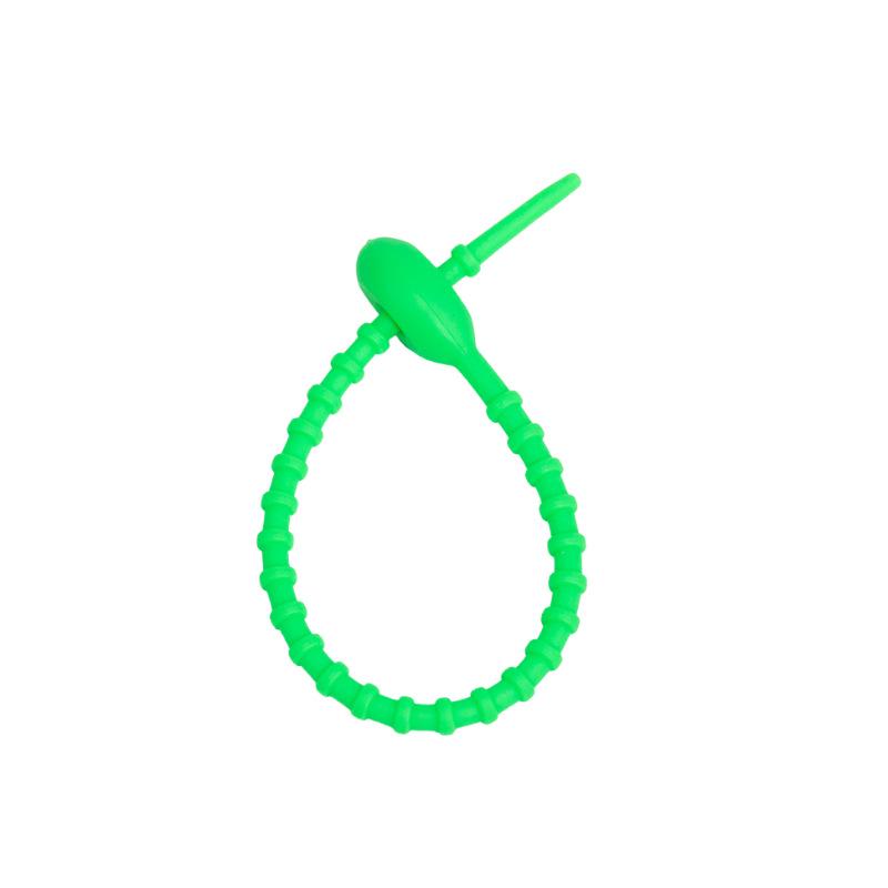 Цветная силиконовая стяжка-головастик: Сделай сам брелок, Модная игрушка, Ремешок для сумки и Намотка для шнурка