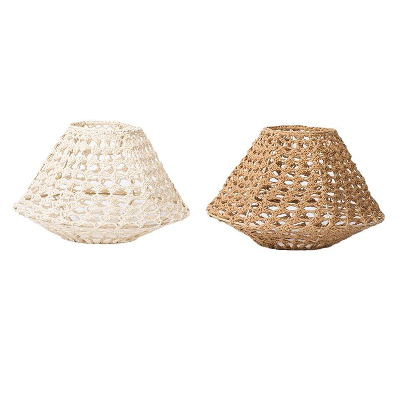 1 шт. ручной работы вязаный богемный хлопковый канат напольная лампа абажур потолочные светильники люстра крышка лампы настенный подвесной