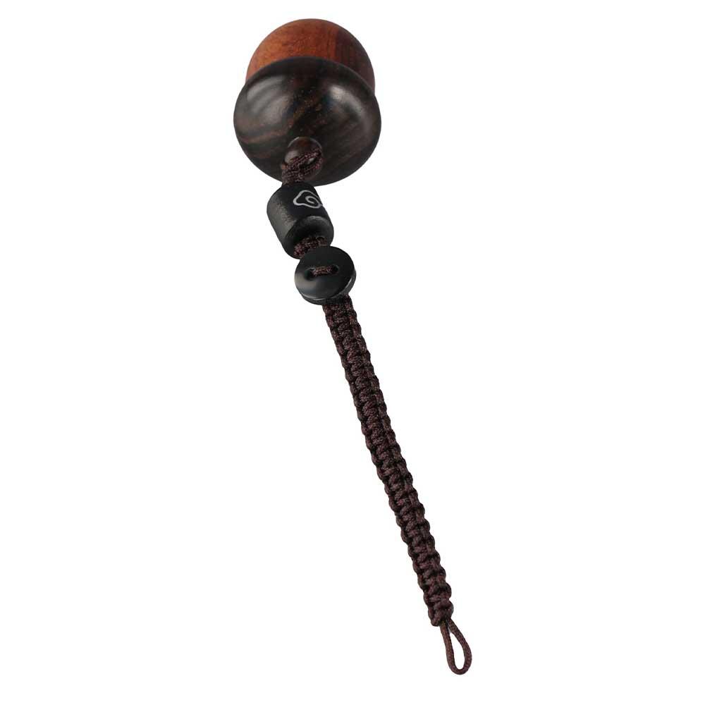 Брелок для ключей из сандалового дерева в китайском стиле с открывающейся крышкой в виде шишки