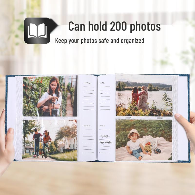 6-дюймовый фотоальбом Polaroid для детей, большая емкость 200/300 листов, для DIY