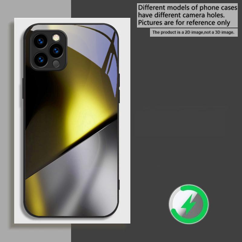 Загадочный цвет и свет Для iPhone 17 Pro Max 16E 15 Pro 14 13 Plus 12 mini 11 XR Xs 7 8 16 Air Для Magsafe Стеклянный Чехол для Телефона