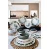 Eucalyptus 24 Piece Dinner Set For 6 People Green