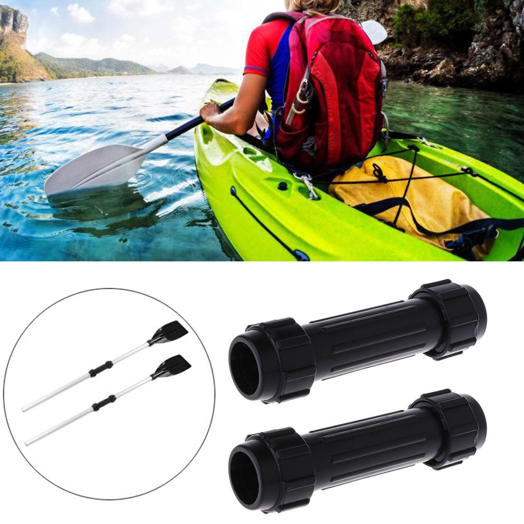 Paddle Connector, 2pcs Plastic Kayak Paddle Connector Replacement Accessory for Kayak Inflatable Boat Oar Connector Sets