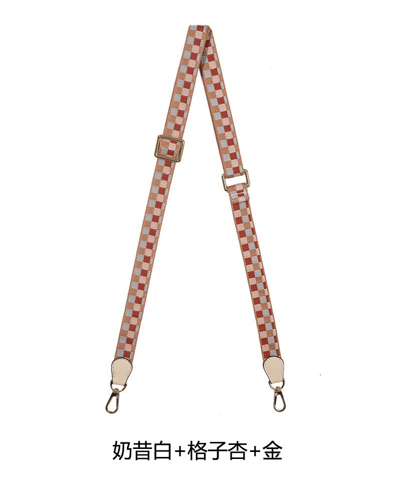 Paired With Longxiang Bag H Evelyn Lunch Box Adjustable Canvas Webbing Shoulder Strap Women's Crossbody Polka Dot DIY