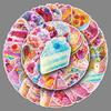 50 водостойких наклеек с рисунками десертов для DIY чехлов для телефонов и коробок для хранения