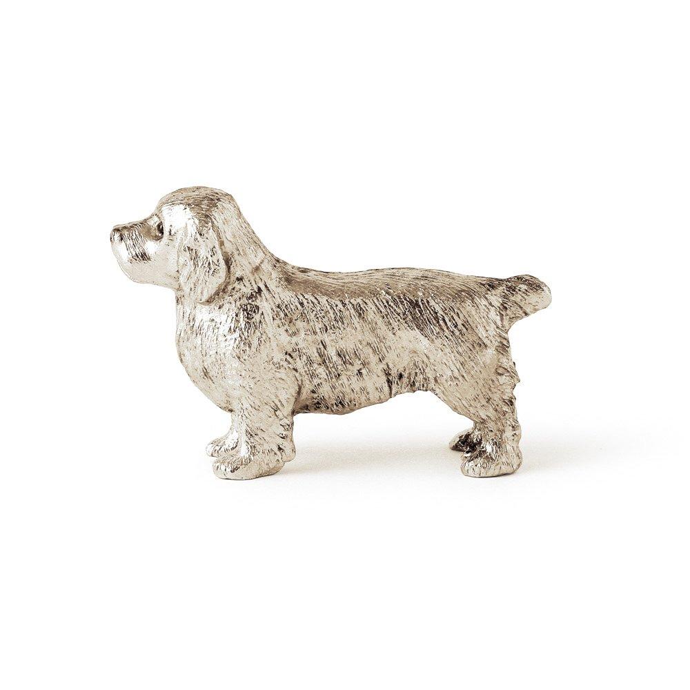 Коллекция фигурок собак британского искусства Кламбер-спаниель