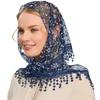 Кружевные банданы с цветами, кисточками, повязка на голову для женщин и девочек, для различных случаев, отпуска, нарядная, головной платок, фото головной убор