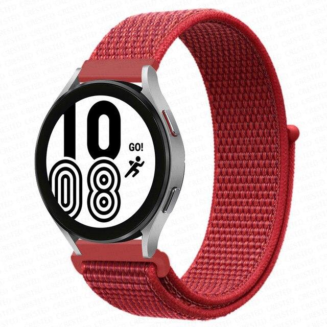 Band For Samsung Galaxy Watch 4 3 Classic 5 Pro Active 2/Gear S3 Nylon Loop Correa Bracelet Huawei Watch GT 2 3 Strap 22mm 20mm