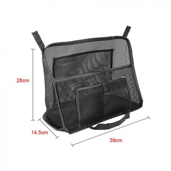 Black Car Front Seat ert Mesh Storage Bag Pocket Vehicle Interior Accessories