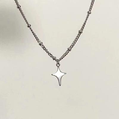 Ins Style Simple Trendy Star Choker ожерелье кулон цепочка на шею свитер цепочка для женщин мужчин ювелирные изделия для вечеринок аксессуары