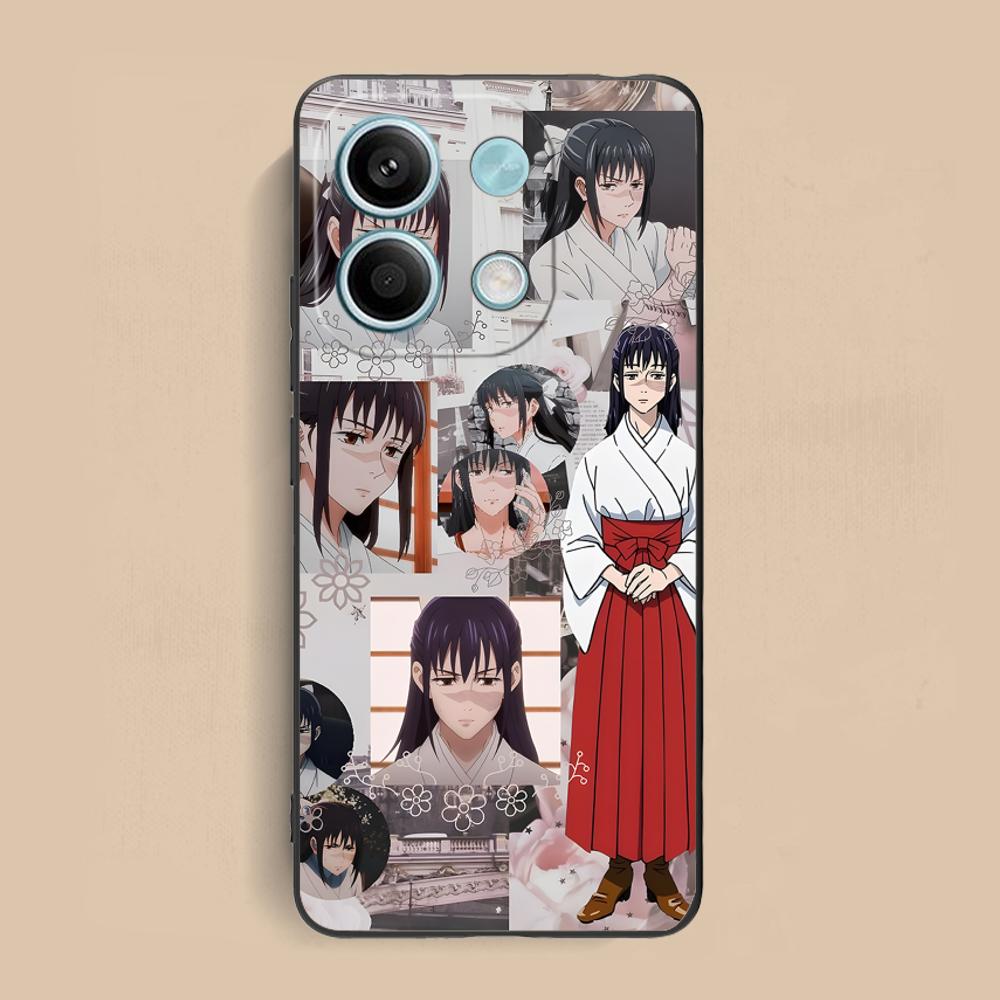 Чехол для мобильного телефона JJK Utahime Iori из матового ТПУ для Xiaomi Redmi Note 14 13 12 11 S Pro Plus 4G 5G, цветная печать