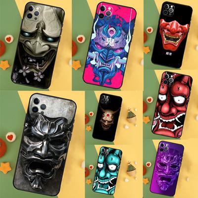 Японская маска демона Они Хання Чехол для Xiaomi Redmi Note 13 Pro 10 11 12 14 15 Pro Plus Redmi 15C 14C 10C 12C 13C 15 Чехол