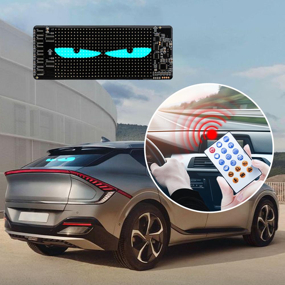 LED Matrix Pixel Panel Night Light DIY Programmable LED Devil Eye Decoration Light Demon Eyes Flexible LED Panel for Trucks